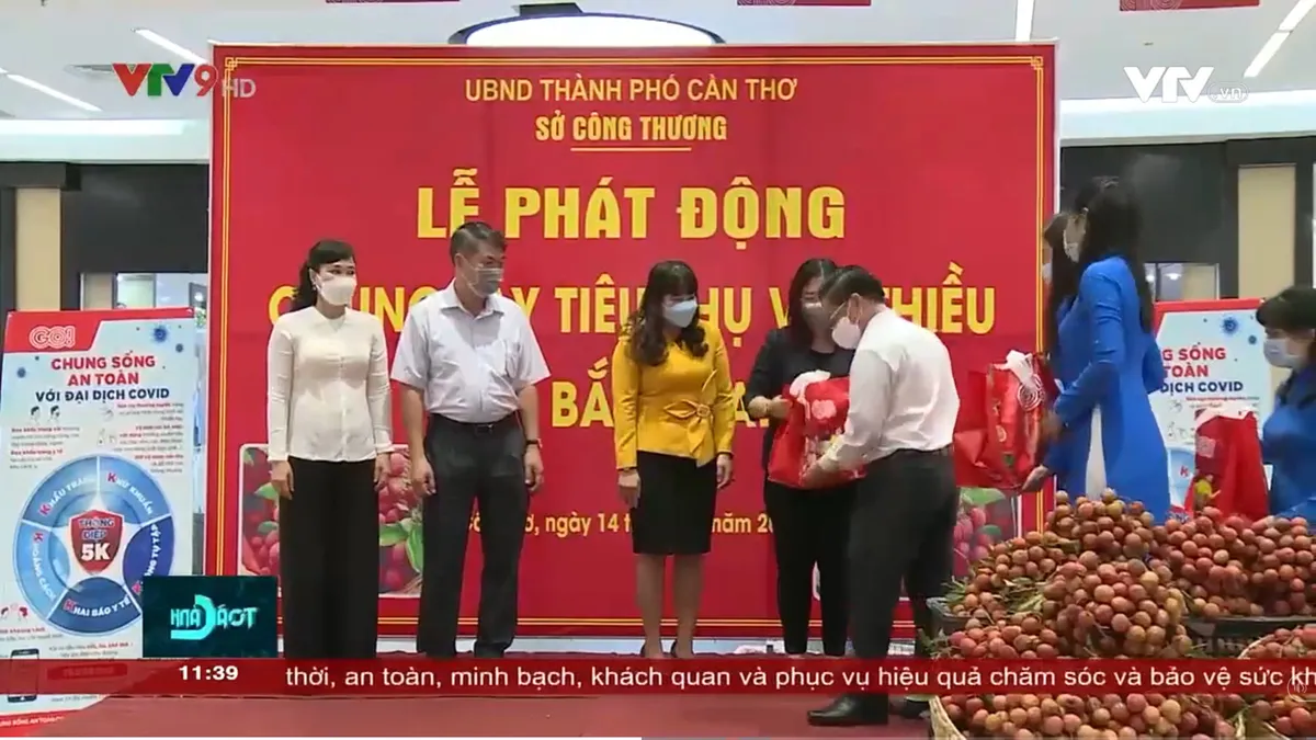 Cần Thơ hỗ trợ tiêu thụ vải Bắc Giang