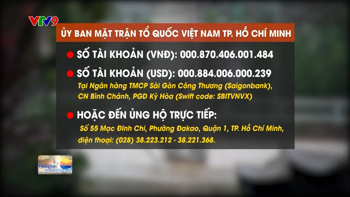 Thành phố Hồ chí minh: 120 tỷ đồng ủng hộ đồng bào bị thiệt hại do bão số 3