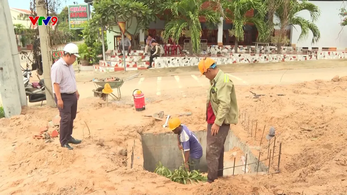 Binh Thuận: Hoàn thành đấu nối hệ thống thoát nước khắc phục tình trạng cát tràn