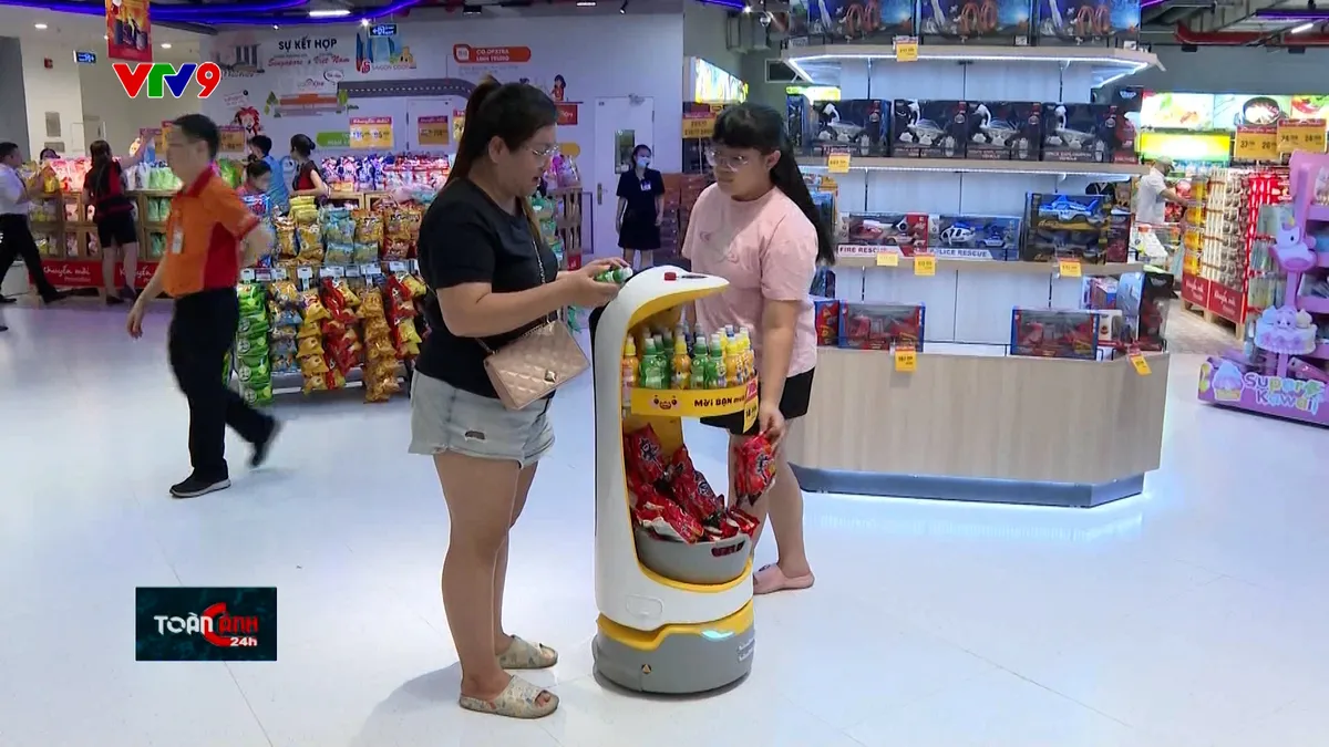 Đưa robot vào phục vụ bán hàng