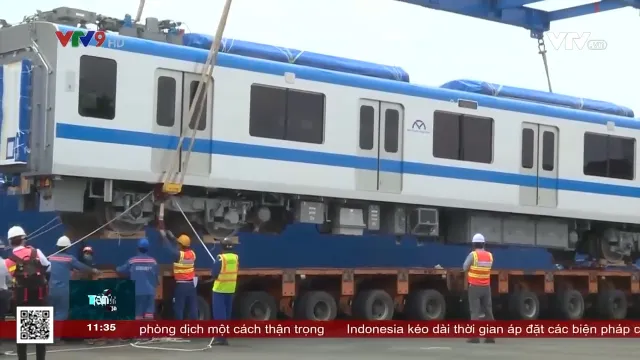 Thêm 2 đoàn tàu Metro về TP. HCM