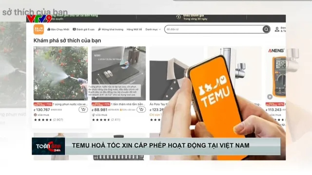 Temu hỏa tốc xin cấp phép hoạt động tại Việt Nam