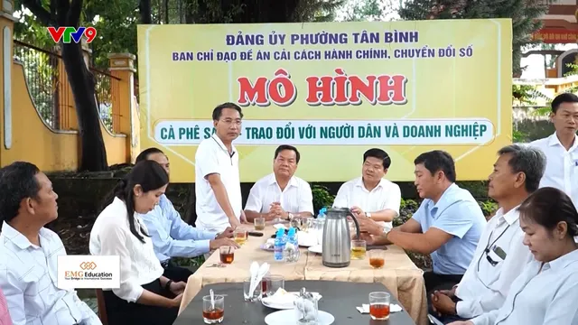 Mô hình "Cà phê sáng - trao đổi với người dân và doanh nghiệp"