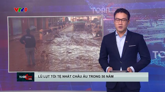 Lũ lụt tồi tệ nhất Châu Âu trong 50 năm