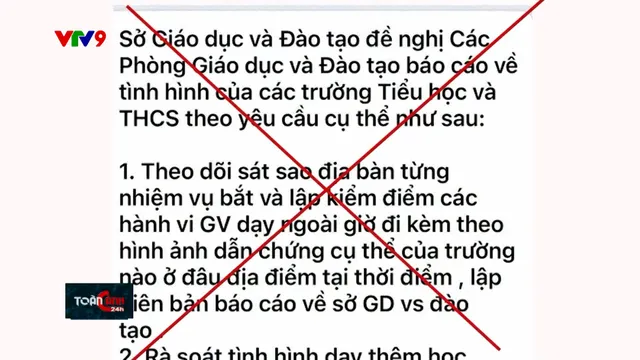 Sở Giáo dục và Đào tạo TP.HCM phản hồi về thông tin kiểm điểm giáo viên dạy thêm