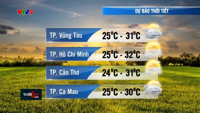 Dự báo thời tiết tối (29/11/2024)