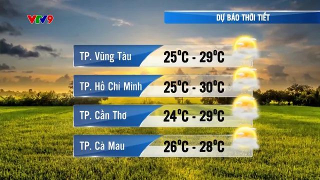 Dự báo thời tiết tối (03/12/2024)